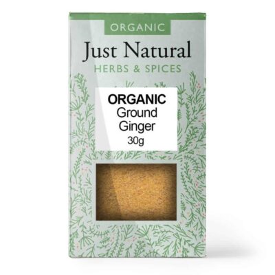 Organic Ground Ginger (Box) 30g