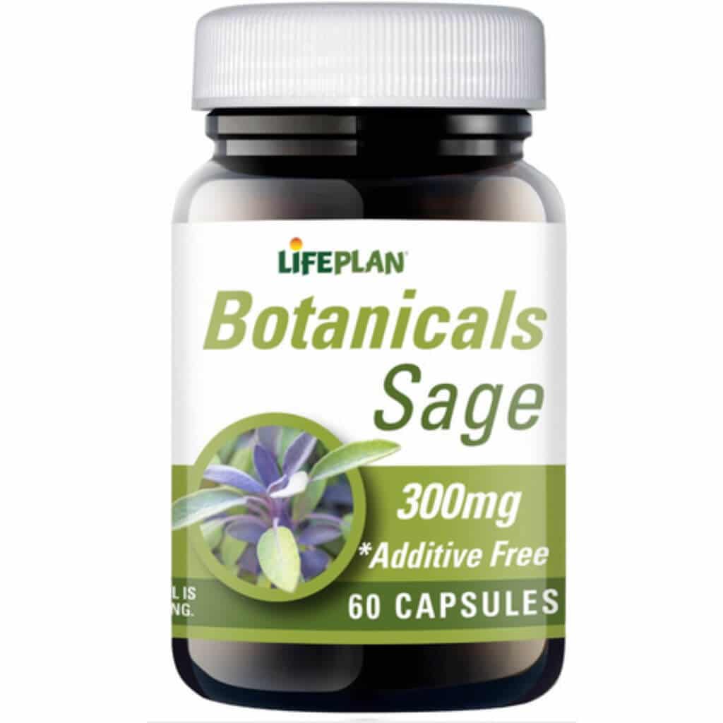 Sage dried powdered capsules